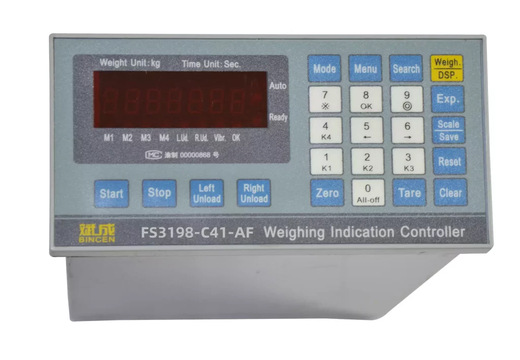 Weighing and Batching Controller with Empty Bucket Recognition