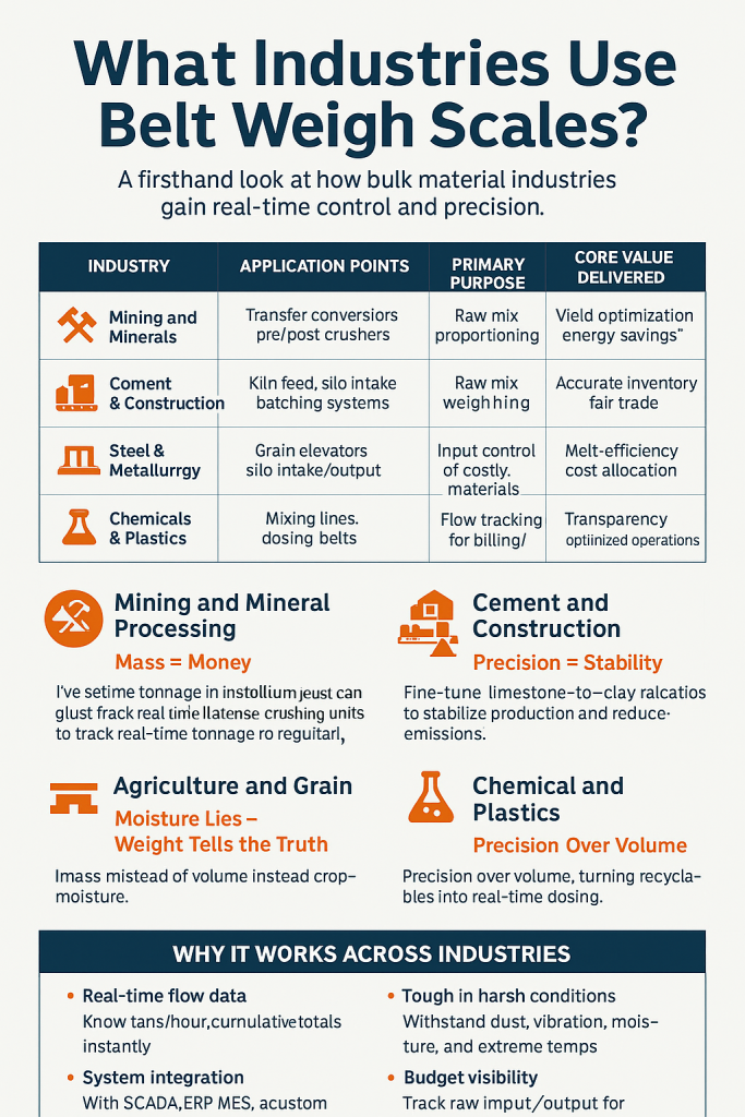 What Industries Use Belt Weigh Scales